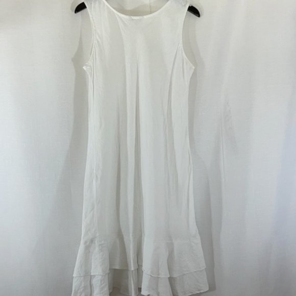 CHALET White Linen Sundress | L - Picture 5 of 9